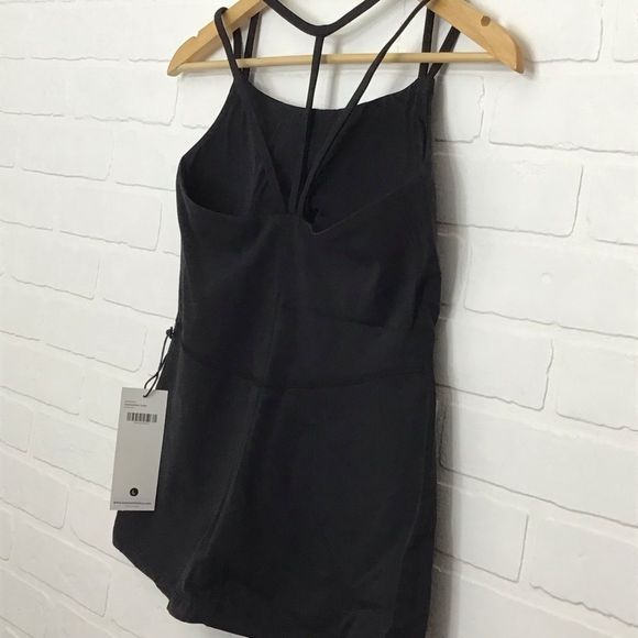 Sport light self bra tank top black soft gym training yoga running summer Large - Picture 14 of 14